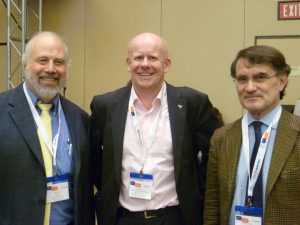 Rob Sufit, Brian and Vincenzo Silani, taken a few minutes before the closing session of the 23rd International Symposium on ALS/MND in Chicago. Rob was on the programme committe for Chicago and Vincenzo is on this year's committee for Milan. 
