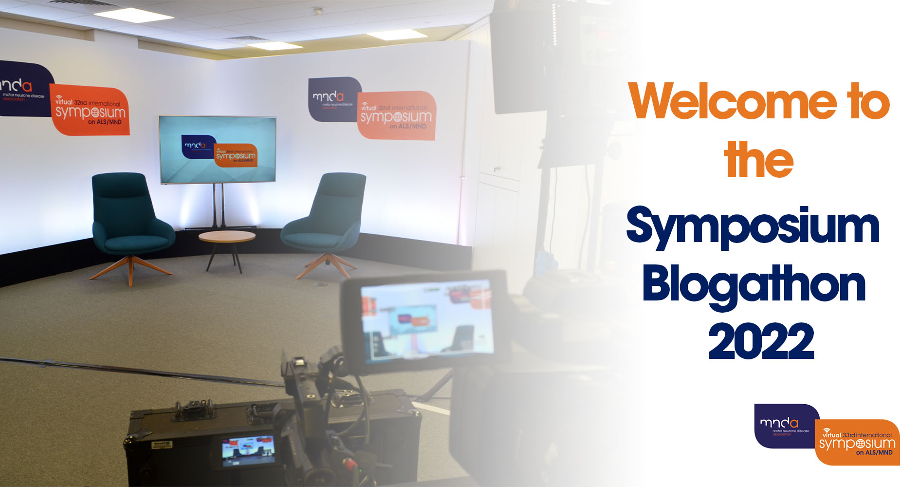 Empty set of the symposium promoting the Symposium Blogathon